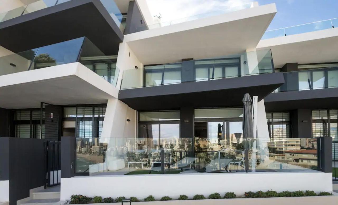 Luxury Apartment With Private Hot Tub By Poniente Beach Benidorm Exterior photo