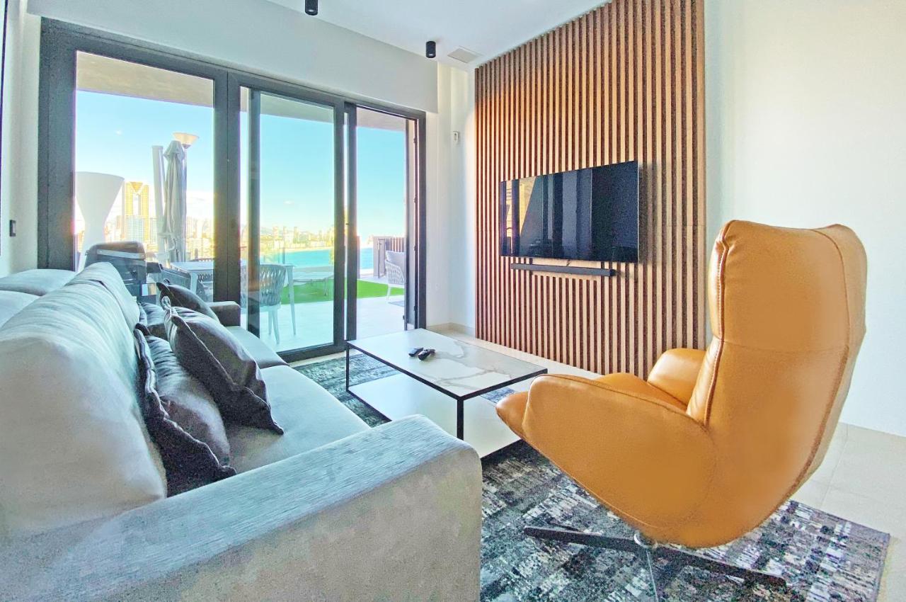 Luxury Apartment With Private Hot Tub By Poniente Beach Benidorm Exterior photo