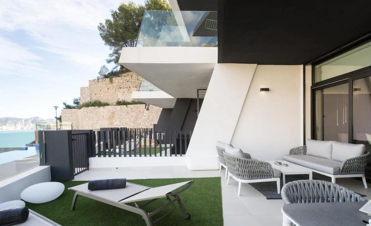 Luxury Apartment With Private Hot Tub By Poniente Beach Benidorm Exterior photo
